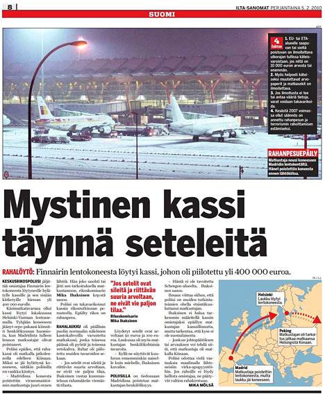 Ilta-Sanomat kertoi tapauksesta muun muassa 5.2.2010.