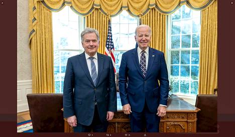 Presidentti Sauli Niinistöllä oli viime viikolla yllätystapaaminen presidentti Joe Bidenin kanssa Washingtonissa.