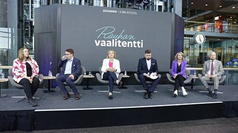 IS:n ja CMI:n vaalitenttiin osallistuivat Katri Kulmuni, Ville Niinistö, Henna Virkkunen, Sebastian Tynkkynen, Henna Virkkunen ja Jussi Saramo. 