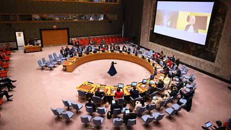 YK:n turvallisuusneuvosto kokoontui keskiviikkona keskustelemaan muun muassa ukrainalaissiviilien pakkosiirroista Venäjälle. 