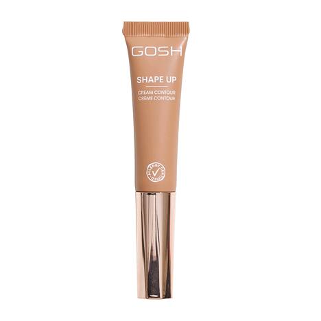 Creamy accent color applied with fingers, sponge or brush.  2 shades.  Gosh Shape Up Highlighter, €19.50.