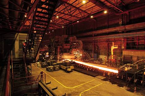 Steel plant in Tornio.