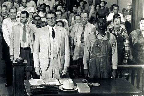 To Kill a Mockingbird (1962): Gregory Peck and Brock Peters.
