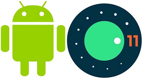 Oikealla oleva Android 11:n logo lienee viittaus käyttöjärjestelmän ”kupliin”.