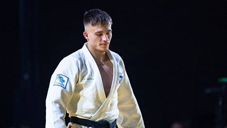 Luukas Saha kuvattuna Judon SM-kisoissa Lempäälässä. 