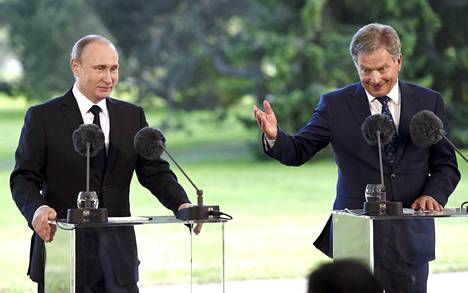 Venäjän presidentti Vladimir Putin ja presidentti Sauli Niinistö tapasivat Kultarannassa heinäkuun alussa.