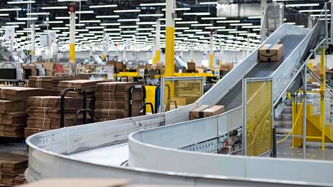 Amazonin odotetaan tulevan lähiaikoina Pohjoismaihin. Kuvassa yhtiön logistiikkakeskus Washingtonin osavaltiossa USA:ssa.