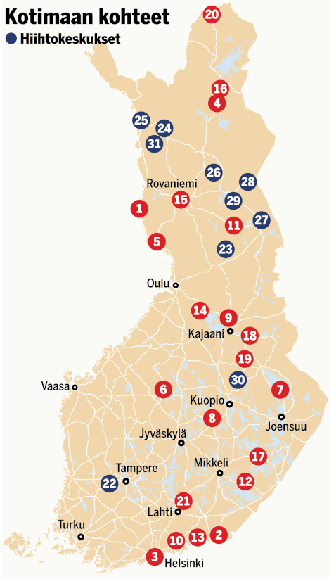 IS kysyi: Nämä ovat suomalaisten ykköskohteet talvilomalla - Matkat -  Ilta-Sanomat