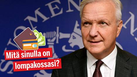 Suomen Pankin pääjohtaja Olli Rehn: ”Reissumiehellä pitää olla aina  käteistä mukana” - Oma raha - Ilta-Sanomat