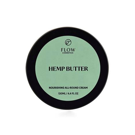 Kotimaisen luonnonkosmetiikkamerkki Flow Cosmeticsin Hemp Butter -hamppuvoide on täyteläinen yleisvoide kuivalle, atooppiselle ja ärtyneelle iholle, 23 € / 130 ml.