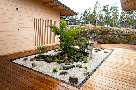 Honka Haikun japanilainen puutarha on Asako Hashimoton suunnittelema.