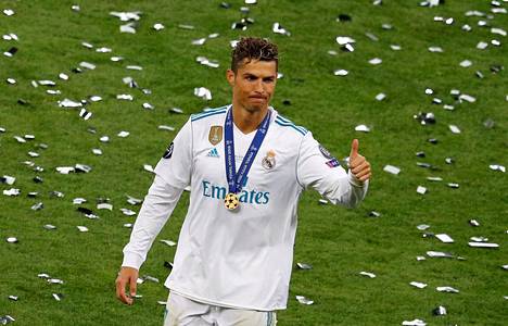 Cristiano Ronaldo auttoi Real Madridin neljään Mestarien liigan voittoon.