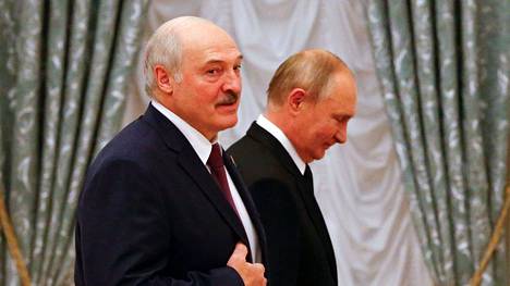 Valko-Venäjän Aljaksandr Lukashenka tapasi Venäjän Vladimir Putinin Moskovassa Kremlissä syyskuun alussa.