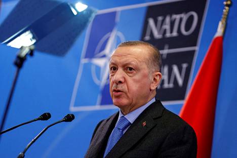 Turkin presidentti Recep Tayyip Erdogan on vastustanut Suomen ja Ruotsin liittymistä Natoon.