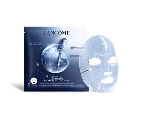 Lancôme loi naamion, joka sisältää yhtä paljon bifidus- eli probioottiuutetta kuin kokonainen pullo merkin saman sarjan seerumia. Naamio sisältää vuoteen 2029 asti patentoidun koostumuksen ja teknologian, joka on 14 vuoden tutkimustyön tulos ja jolle on myönnetty yli 150 kansainvälistä kauneusalan palkintoa. Advanced Génifique Hydrogel MeltingMask, 13 €.