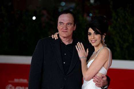 Quentin Tarantino ja vaimo Daniella vuonna 2021.