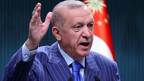 Presidentti Erdogan Turkin pääkaupungissa Ankarassa 9. toukokuuta.
