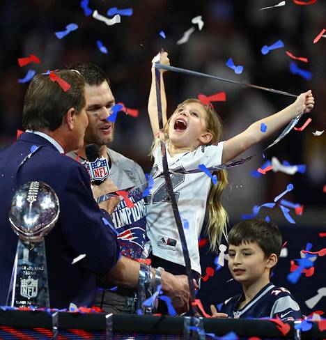 Tom Bradyn Vivian-tytär otti ilon irti isänsä saavutuksesta.