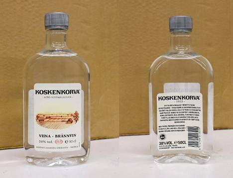Väärennetyt pullot ovat puolen litran pulloja, joissa on harmaa korkki. Niiden etiketeissä ei ole panttileimoja.