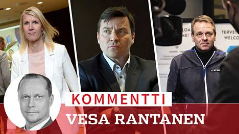 Sari Multala ja Marco Casagrande valitsevat Jan Vapaavuoren johtaman Olympiakomitean uutta huippu-urheilujohtajaa.