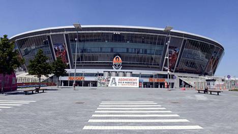 Shaktar Donetsk on pelannut kotiottelunsa Lvivissä vuodesta 2014, kun joukkueen kotiareena Donbass Arena (kuvassa) jäi Venäjän tukemien kapinallisten alueelle.
