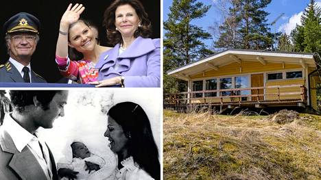 Vastavihitty kuningaspari majoittui mökissä Turun saaristossa vuonna 1976.