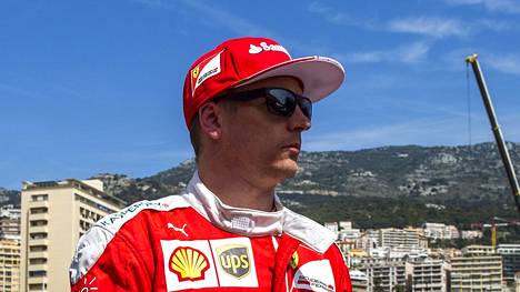 Kimi Räikkönen Monacossa.