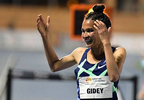 Letesenbet Gidey juoksi lokakuussa 5000 metrin maailmanennätyksen.