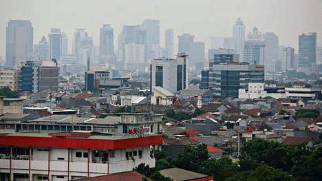 Tässä näkyy Indonesian pääkaupunki. Muistatko, mikä sen nimi on?