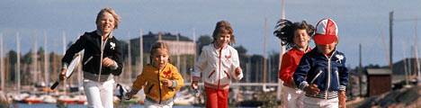 Reima on vaatettanut lapsia vuodesta 1944. Tässä esitellään Reiman vaatteita vuodelta 1975.