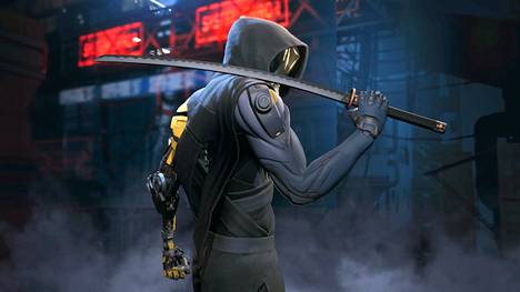 Ghostrunnerissa pelaaja ohjaa erittäin pätevää miekkasoturia.