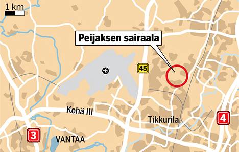 Poliisioperaatio herätti huomiota Peijaksen sairaalan lähistöllä Vantaalla  - Kotimaa - Ilta-Sanomat