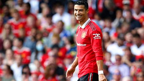 Cristiano Ronaldo palasi ManUn kokoonpanoon sunnuntaina.