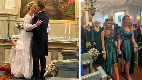 Heidi Willman ja Jarkka Pikkarainen tapasivat vuonna 2021. Nyt he ovat naimisissa.