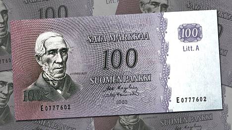 Remontissa löytyi 18 000 markan arvosta sadan markan seteleitä.