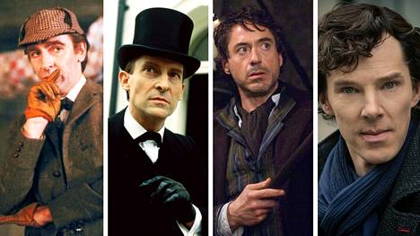 Sir Robert Stephens, Jeremy Brett, Robert Downey, Jr. ja Benedict Cumberbatch ovat kaikki tehneet kuuluisat roolit Sherlock Holmesina.