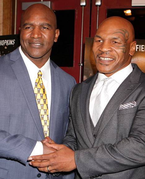 Holyfield ja Tyson vuonna 2015.