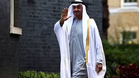 Mohammed bin Zayed al-Nahyan kuvattuna viime syksynä Lontoossa.