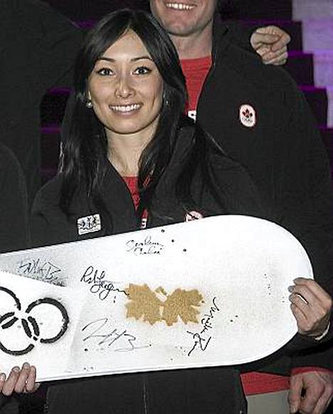 Lumilautailija Kimiko Zakreski on Toronto Sunin mielestä olympialaisten seksikkäin urheilija.