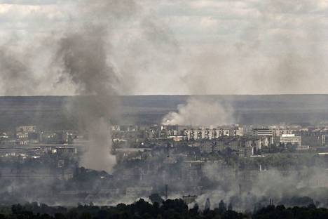 Severodonetskin kaupunki Itä-Ukrainassa on joutunut Venäjän kovan tulituksen kohteeksi.
