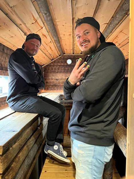 Juha Puskala and Niko Nenonen bring the Sauna Truck to Liverpool.