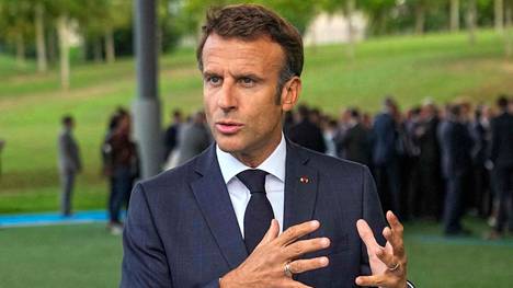 Emmanuel Macron kuvattuna Pariisissa 8. syyskuuta 2022.
