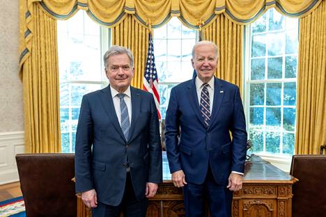 Presidentit Sauli Niinistö ja Joe Biden järjestivät yllätystapaamisen tämän viikon torstaina. 