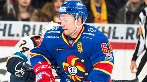Tommi Huhtala edusti Jokereita KHL:ssä vuosina 2014–18.