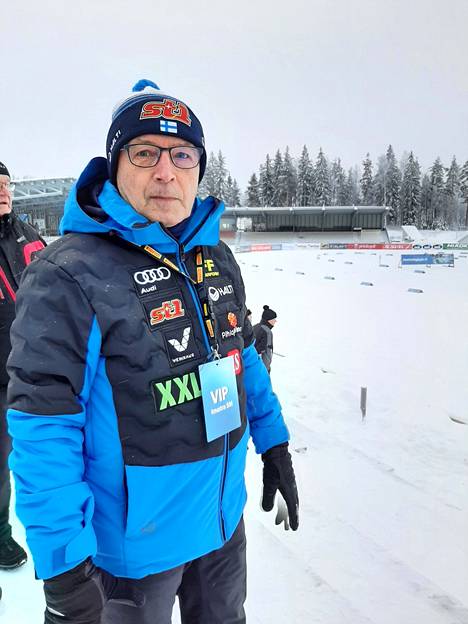 Markku Haapasalmi iloitsee hiihtobuumista. 