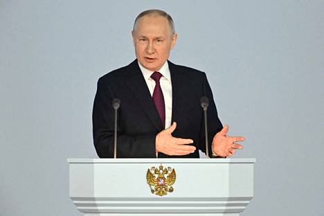 Presidentti Putin pyrki vetoamaan konservatiiviseen väestöön.