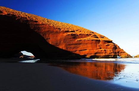 Tämä upea ranta sijaitsee Marokossa, 150 kilometrin päässä Agadirista.