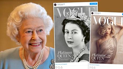 Kuningatar Elisabet pääsee ensimmäistä kertaa Voguen kanteen.