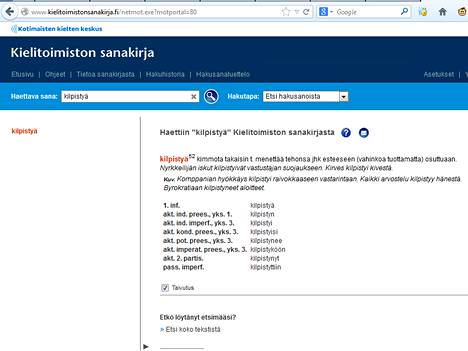 Kielitoimisto julkaisi sanakirjansa ilmaiseksi verkossa - Digitoday -  Ilta-Sanomat