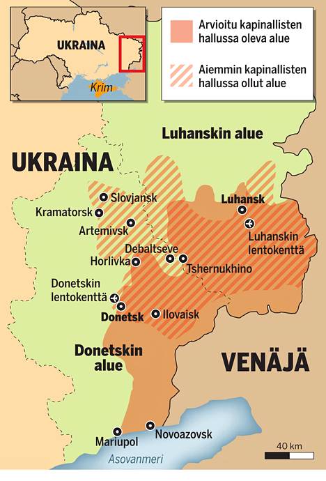 Hallituslähde IS:lle: 9 venäläistä laskuvarjosotilasta vangittu Itä-Ukrainassa  - Ulkomaat - Ilta-Sanomat